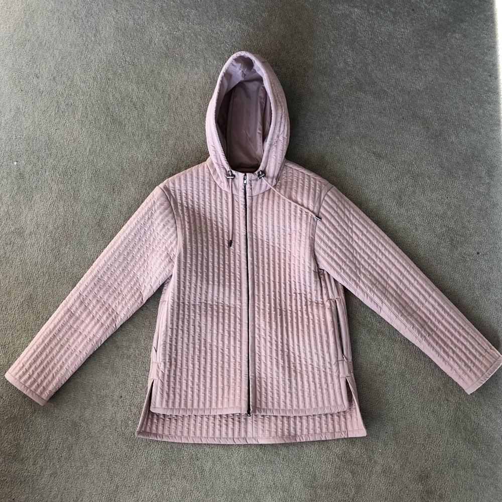 Theory Puffer Coat Blush size Small NWOT